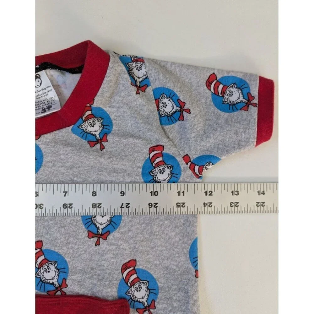 Dr. Seuss 'Grow With Me' Romper And Matching Hat 3T Handmade Unisex